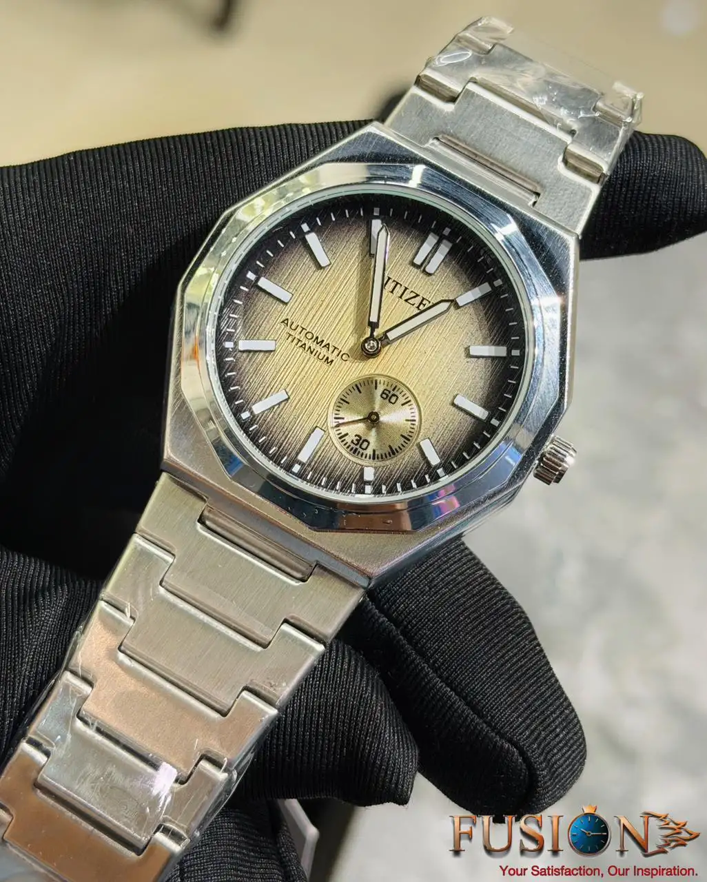 CITIZEN Zenshin Super Automatic Watch Grey Shade|| Semi AAA Grade Inspired Watch